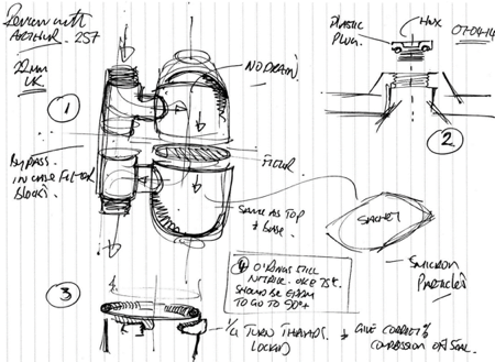 Filtration Design System Drawing